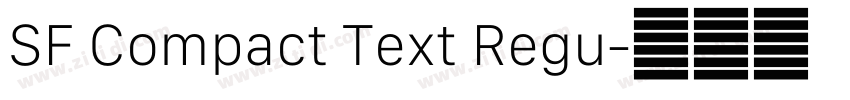 SF Compact Text Regu字体转换